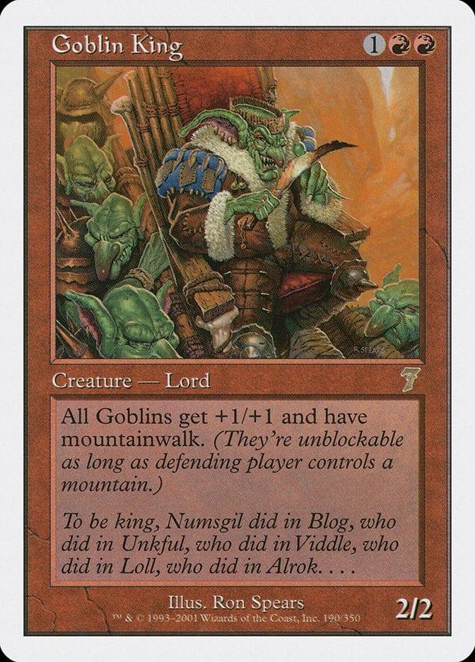 Magic: The Gathering MTG Single Goblin King [Seventh Edition]