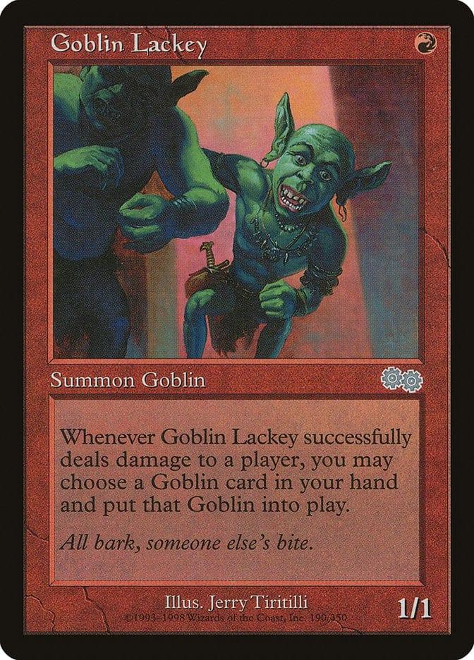 Magic: The Gathering MTG Single Goblin Lackey [Urza's Saga]