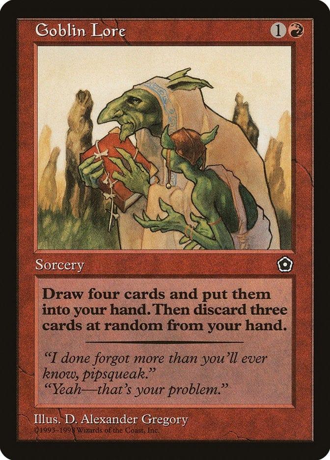 Magic: The Gathering MTG Single Goblin Lore [Portal Second Age]