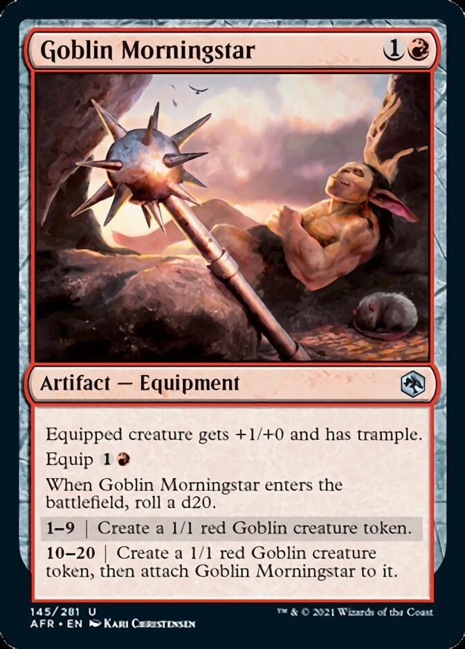 Magic: The Gathering MTG Single Goblin Morningstar [Dungeons & Dragons: Adventures in the Forgotten Realms]