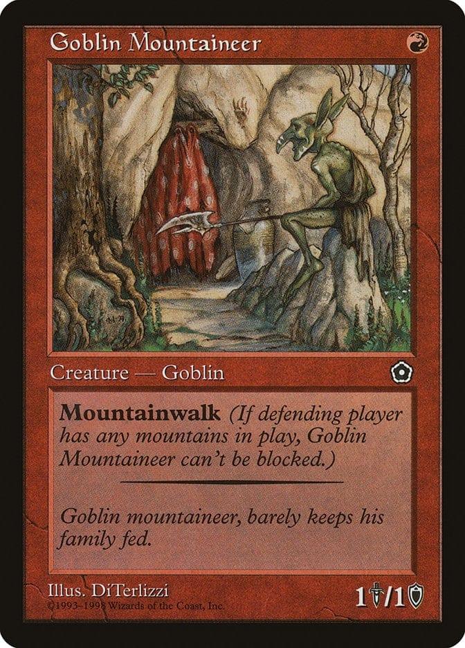 Magic: The Gathering MTG Single Goblin Mountaineer [Portal Second Age]