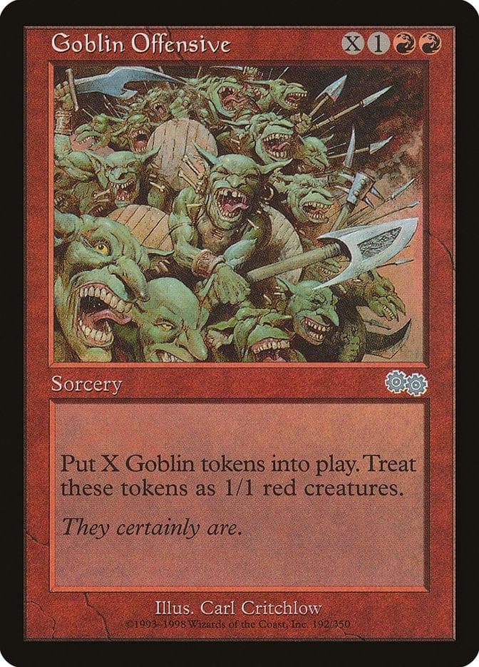 Magic: The Gathering MTG Single Goblin Offensive [Urza's Saga]