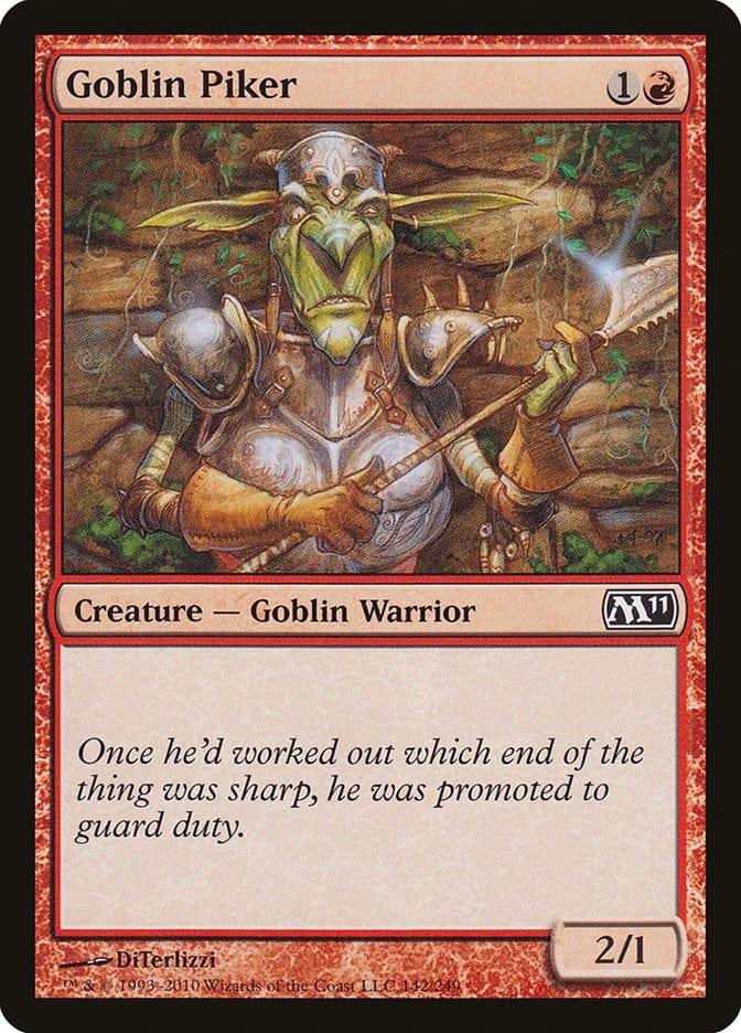 Magic: The Gathering MTG Single Goblin Piker [Magic 2011]