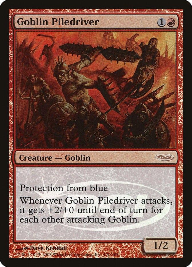 Magic: The Gathering MTG Single Goblin Piledriver [Judge Gift Cards 2008]
