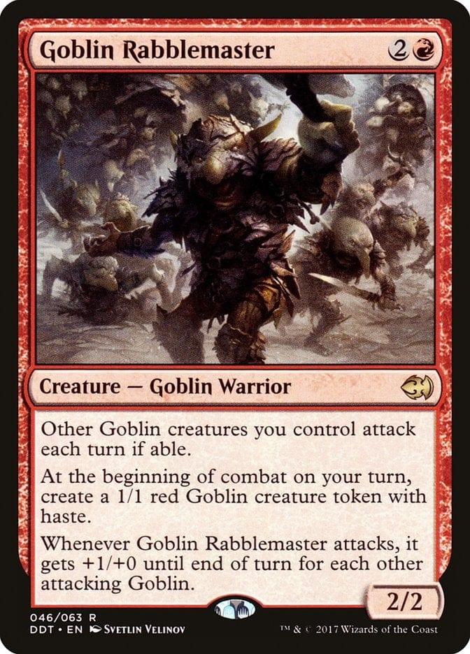 Magic: The Gathering MTG Single Goblin Rabblemaster [Duel Decks: Merfolk vs. Goblins]