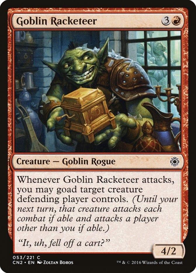 Magic: The Gathering MTG Single Goblin Racketeer [Conspiracy: Take the Crown]
