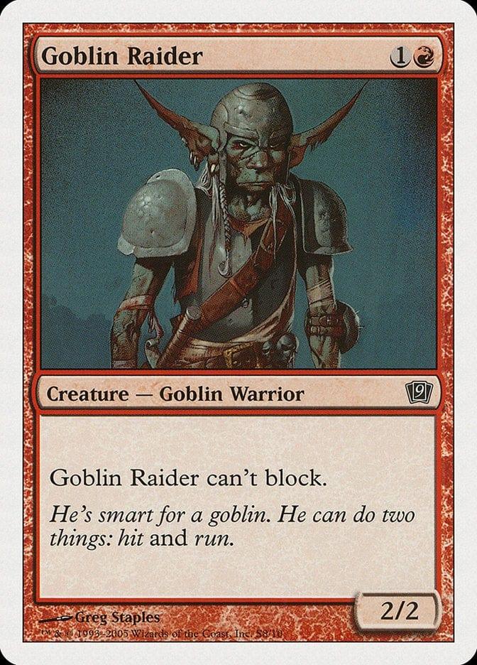 Magic: The Gathering MTG Single Goblin Raider [Ninth Edition]