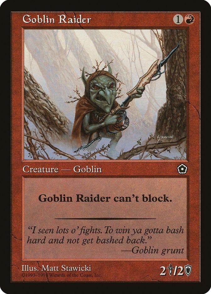 Magic: The Gathering MTG Single Goblin Raider [Portal Second Age]