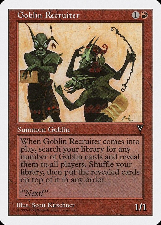 Magic: The Gathering MTG Single Goblin Recruiter [Anthologies]
