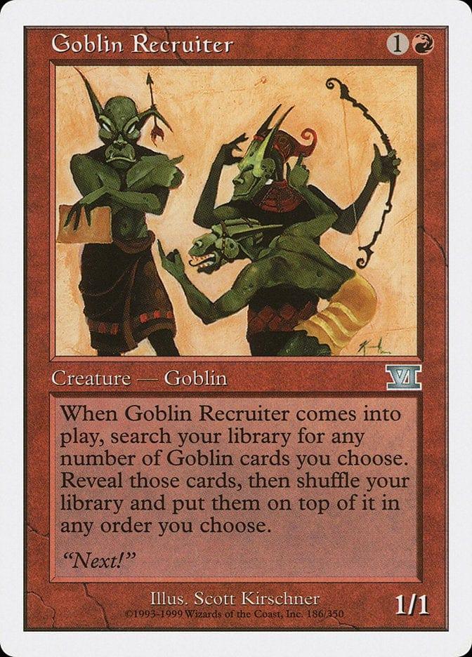 Magic: The Gathering MTG Single Goblin Recruiter [Classic Sixth Edition]