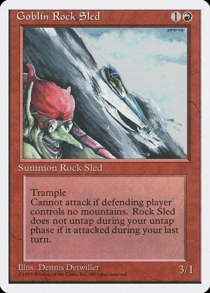 Magic: The Gathering MTG Single Goblin Rock Sled [Fourth Edition]