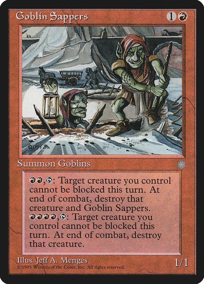 Magic: The Gathering MTG Single Goblin Sappers [Ice Age]