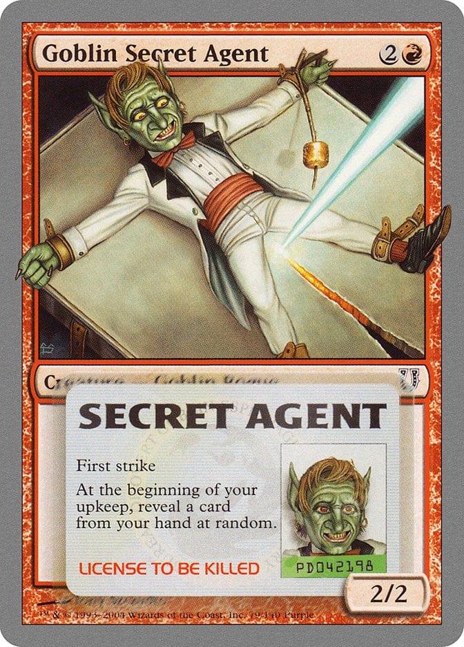 Magic: The Gathering MTG Single Goblin Secret Agent [Unhinged]