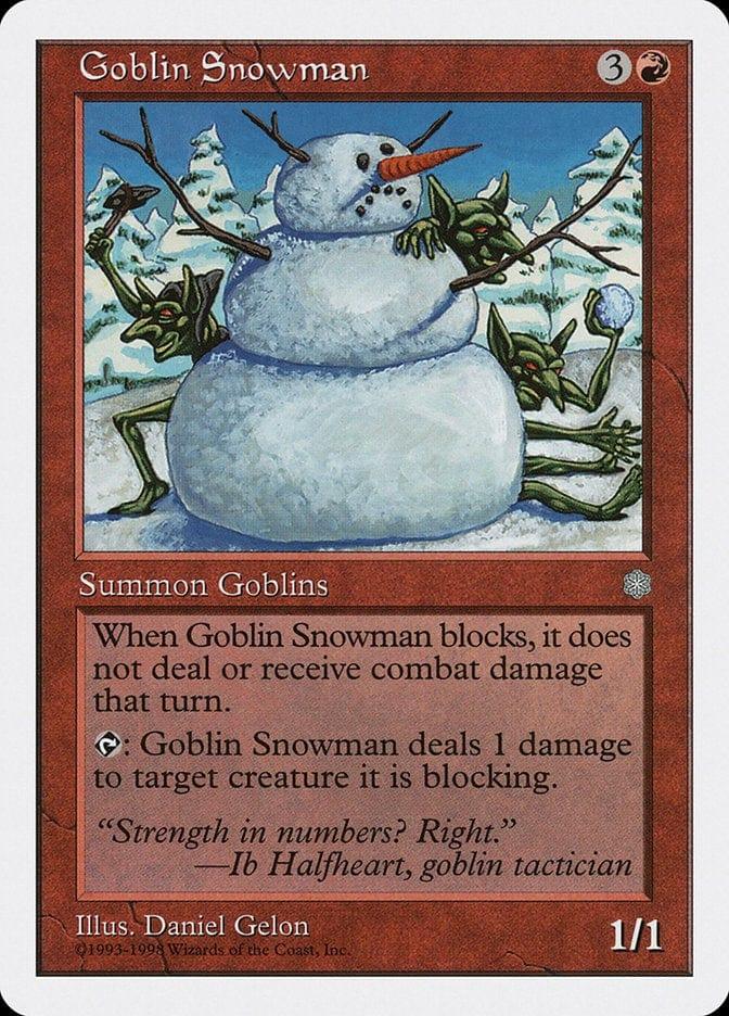 Magic: The Gathering MTG Single Goblin Snowman [Anthologies]