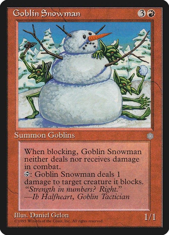 Magic: The Gathering MTG Single Goblin Snowman [Ice Age]