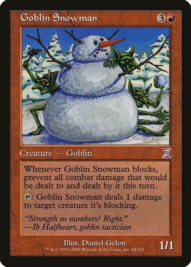 Magic: The Gathering MTG Single Goblin Snowman [Time Spiral Timeshifted]