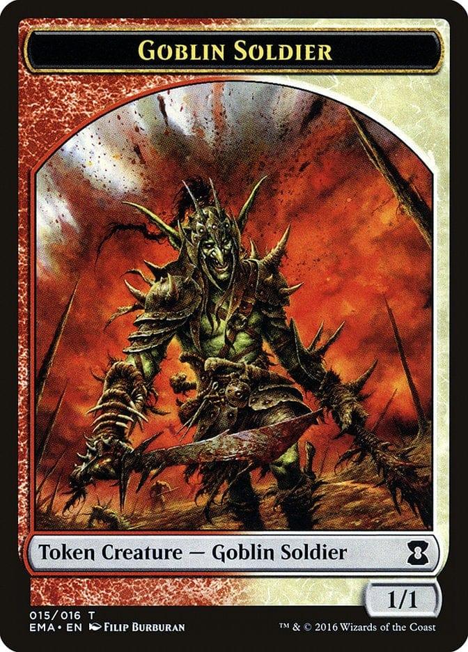 Magic: The Gathering MTG Single Goblin Soldier [Eternal Masters Tokens]