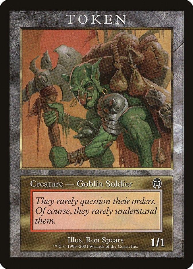 Magic: The Gathering MTG Single Goblin Soldier [Magic Player Rewards 2001]