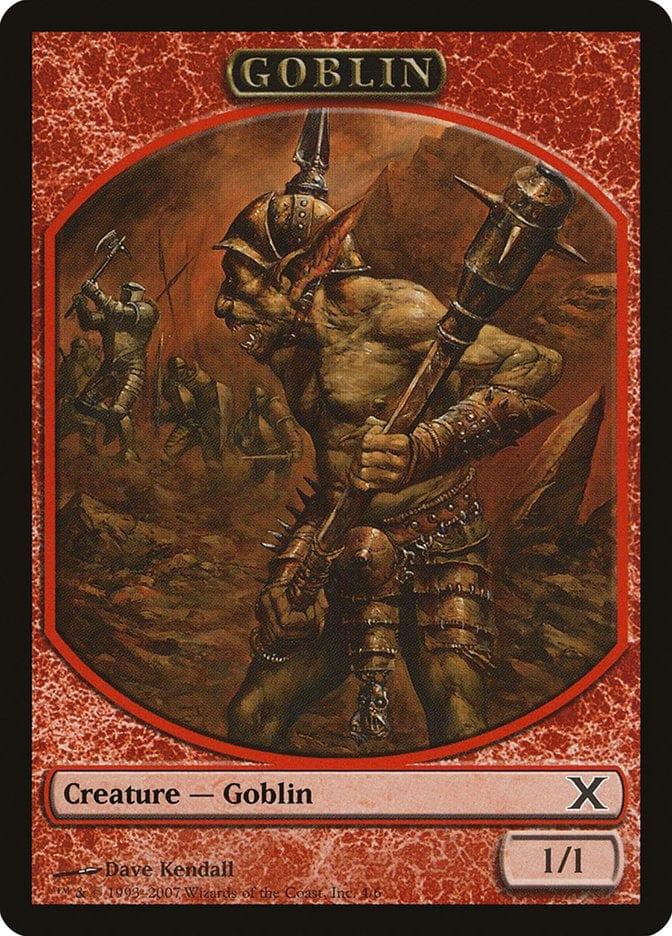 Magic: The Gathering MTG Single Goblin [Tenth Edition Tokens]