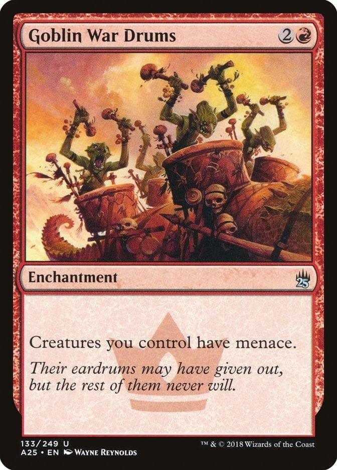 Magic: The Gathering MTG Single Goblin War Drums [Masters 25]