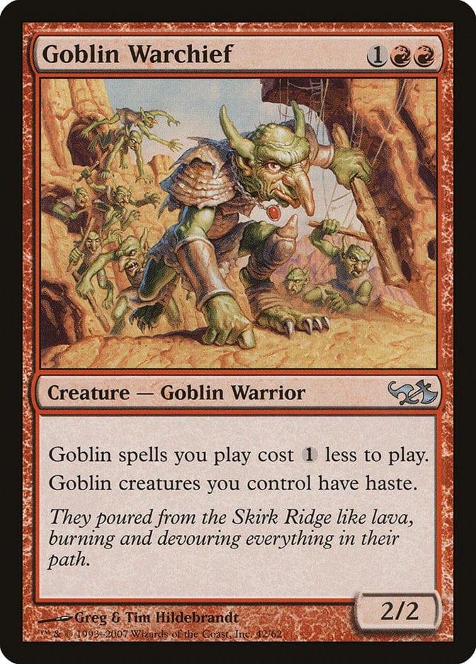 Magic: The Gathering MTG Single Goblin Warchief [Duel Decks: Elves vs. Goblins]