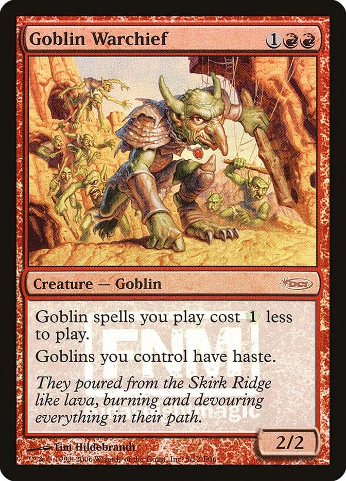Magic: The Gathering MTG Single Goblin Warchief [Friday Night Magic 2006]