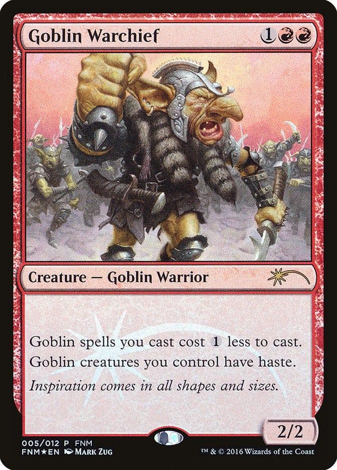 Magic: The Gathering MTG Single Goblin Warchief [Friday Night Magic 2016]