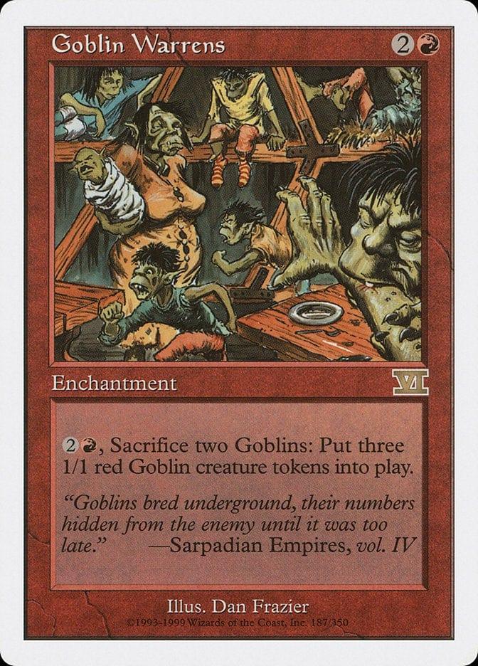Magic: The Gathering MTG Single Goblin Warrens [Classic Sixth Edition]