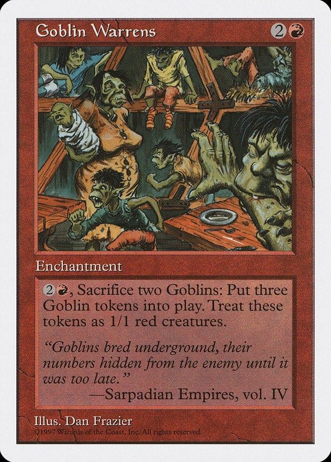 Magic: The Gathering MTG Single Goblin Warrens [Fifth Edition]