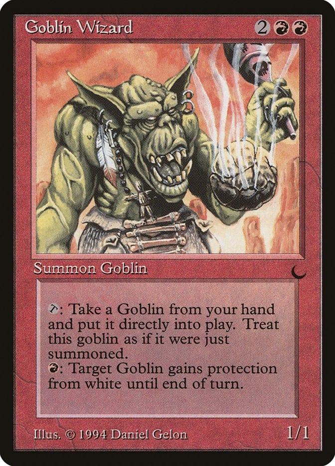 Magic: The Gathering MTG Single Goblin Wizard [The Dark]