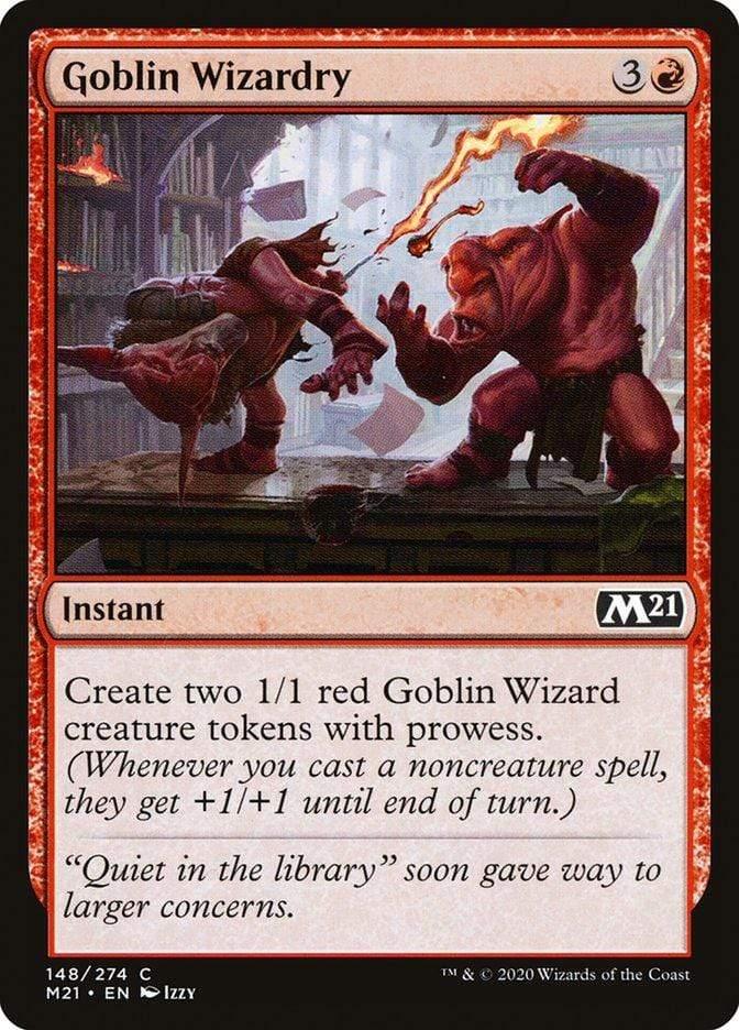 Magic: The Gathering MTG Single Goblin Wizardry [Core Set 2021]