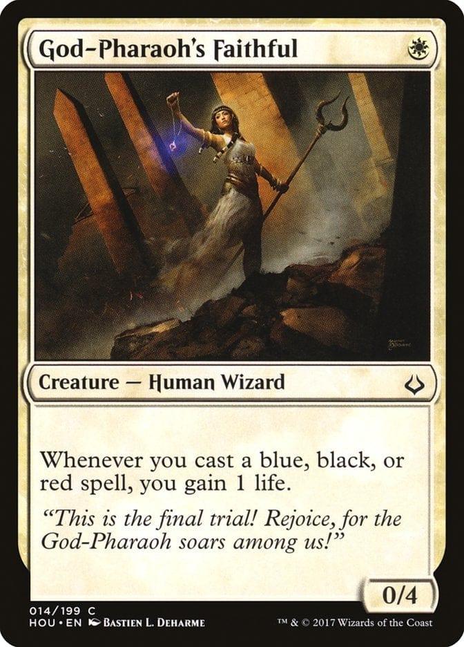 Magic: The Gathering MTG Single God-Pharaoh's Faithful [Hour of Devastation]