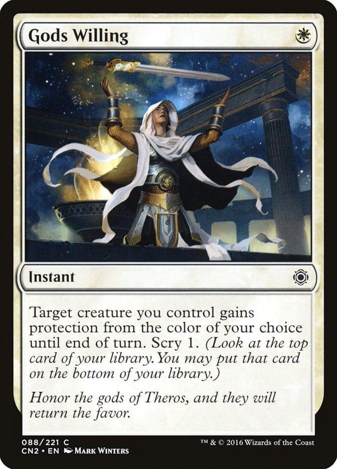 Magic: The Gathering MTG Single Gods Willing [Conspiracy: Take the Crown]