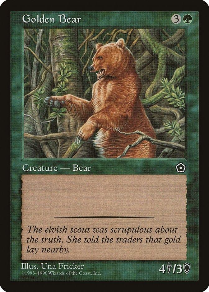 Magic: The Gathering MTG Single Golden Bear [Portal Second Age]