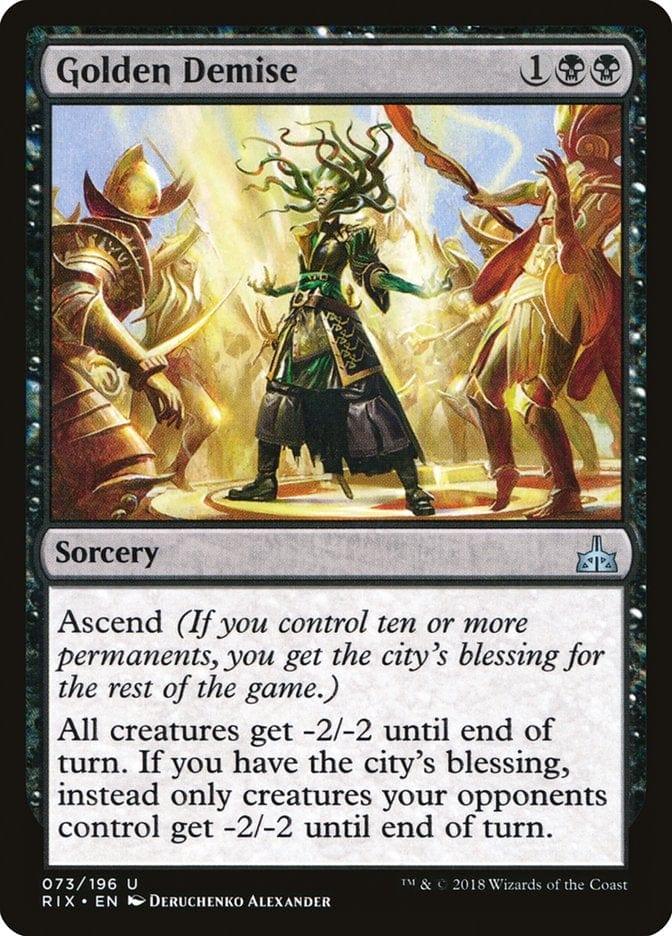 Magic: The Gathering MTG Single Golden Demise [Rivals of Ixalan]