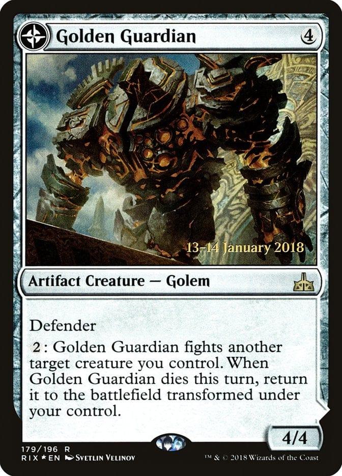 Magic: The Gathering MTG Single Golden Guardian // Gold-Forge Garrison [Rivals of Ixalan Prerelease Promos]