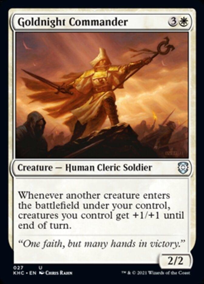 Magic: The Gathering MTG Single Goldnight Commander [Kaldheim Commander]