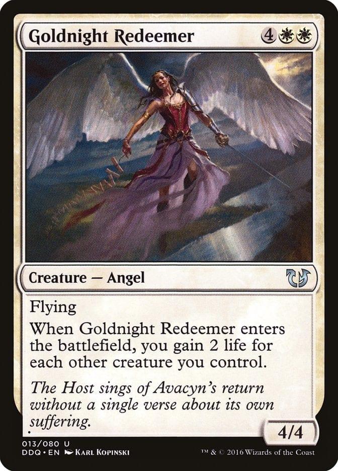 Magic: The Gathering MTG Single Goldnight Redeemer [Duel Decks: Blessed vs. Cursed]