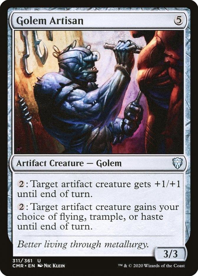 Magic: The Gathering MTG Single Golem Artisan [Commander Legends]