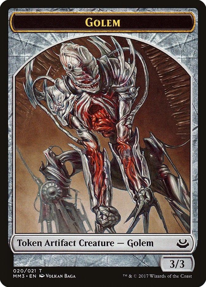 Magic: The Gathering MTG Single Golem [Modern Masters 2017 Tokens]