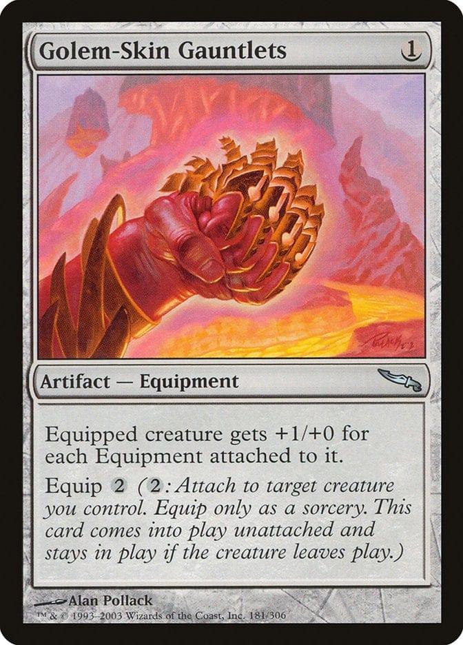 Magic: The Gathering MTG Single Golem-Skin Gauntlets [Mirrodin]