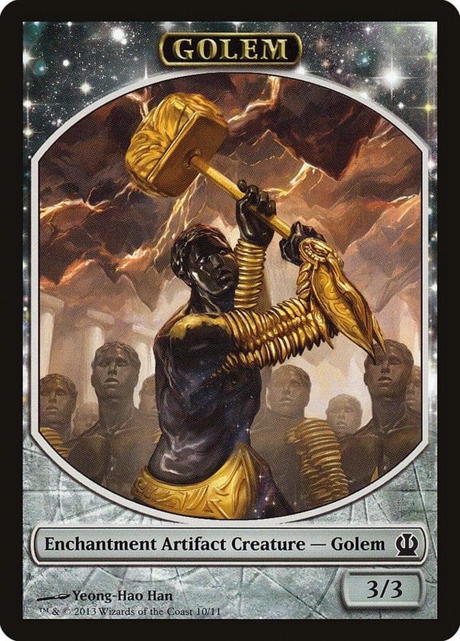 Magic: The Gathering MTG Single Golem [Theros Tokens]
