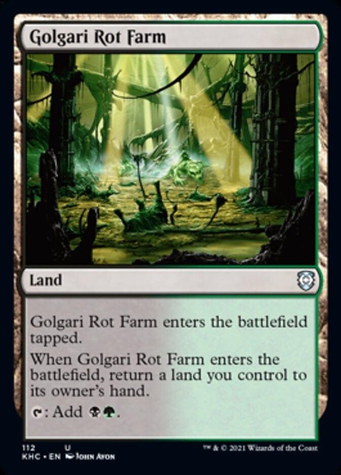Magic: The Gathering MTG Single Golgari Rot Farm [Kaldheim Commander]