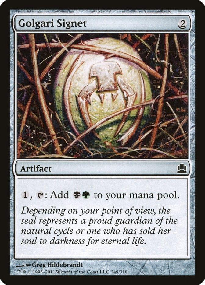 Magic: The Gathering MTG Single Golgari Signet [Commander 2011]