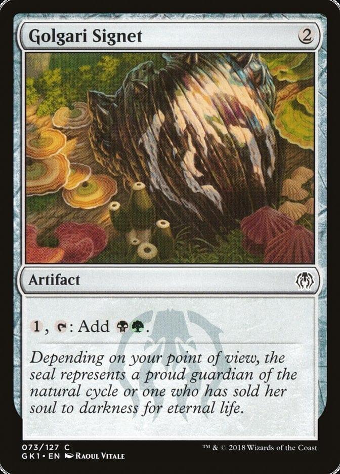 Magic: The Gathering MTG Single Golgari Signet [Guilds of Ravnica Guild Kit]