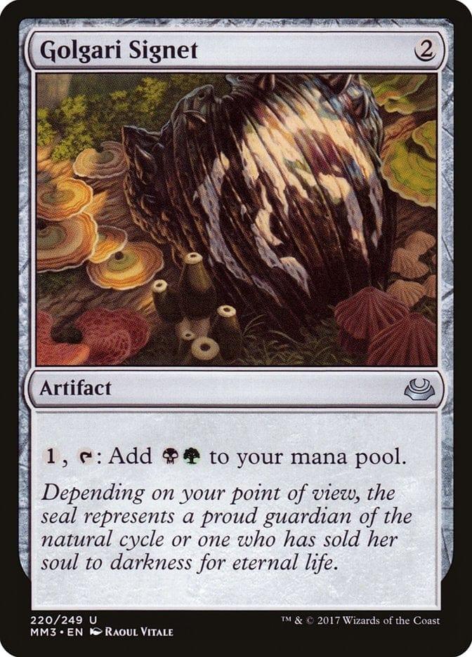 Magic: The Gathering MTG Single Golgari Signet [Modern Masters 2017]
