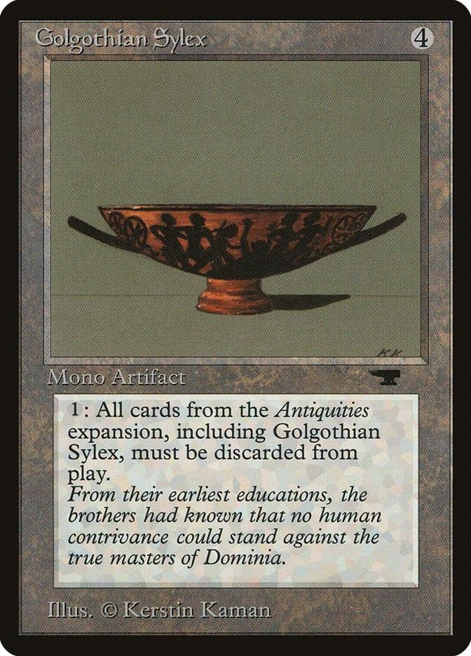 Magic: The Gathering MTG Single Golgothian Sylex [Antiquities]