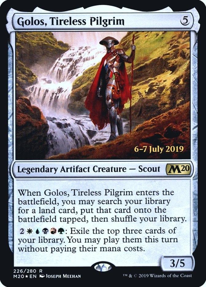 Magic: The Gathering MTG Single Golos, Tireless Pilgrim  [Core Set 2020 Prerelease Promos]