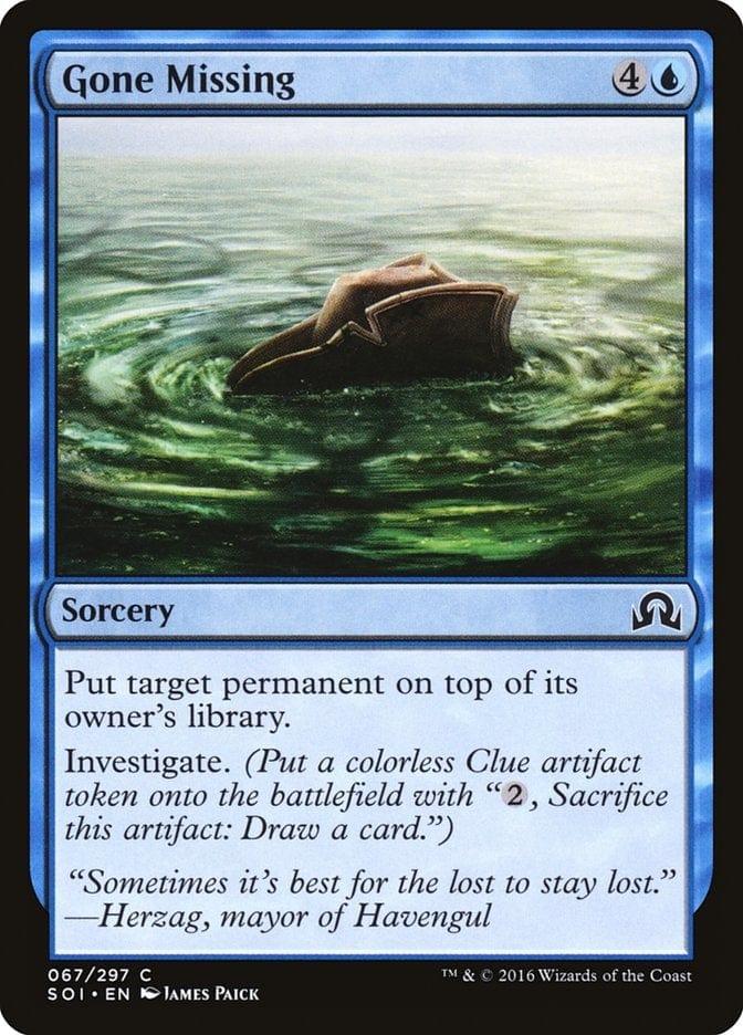 Magic: The Gathering MTG Single Gone Missing [Shadows over Innistrad]