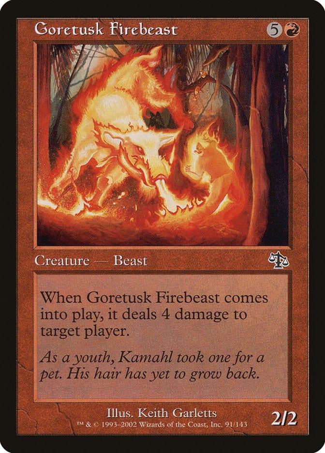 Magic: The Gathering MTG Single Goretusk Firebeast [Judgment]